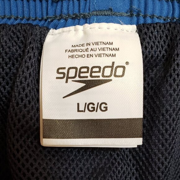 Speedo - Mens Navy Blue Swim Shorts. Size Large - Picture 5 of 7